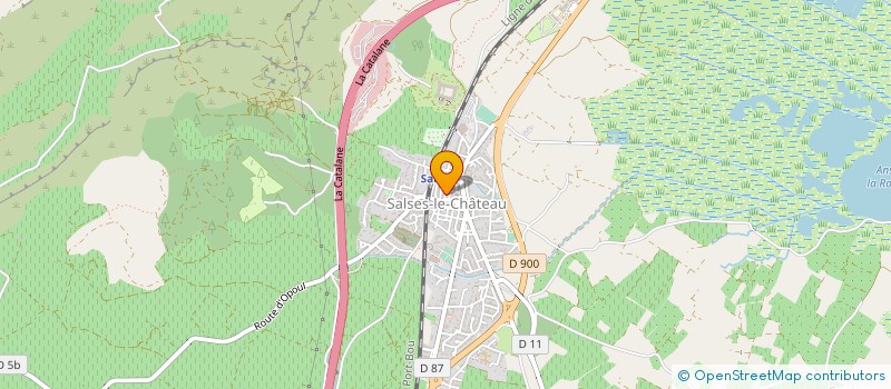 localisation de l'entreprise MONSIEUR NICOLAS GEVAUDAN  SALSES-LE-CHATEAU