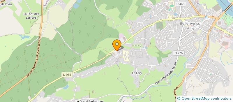 localisation de l'entreprise MONSIEUR NICOLAS GHERBEZZA  BELLERIVE-SUR-ALLIER