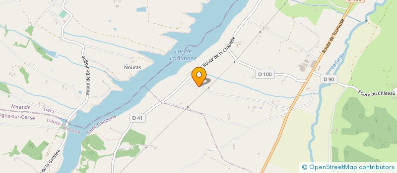 localisation de l'entreprise MONSIEUR NICOLAS GHIGO  PEGUILHAN