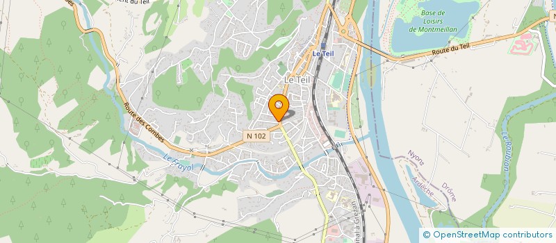 localisation de l'entreprise MONSIEUR NICOLAS GHIOT  AUBENAS