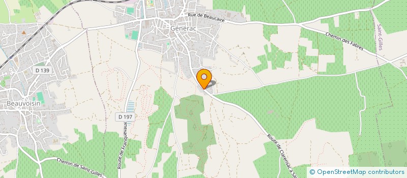 localisation de l'entreprise MONSIEUR NICOLAS GIACCOBI  GENERAC