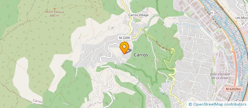 localisation de l'entreprise MONSIEUR NICOLAS GIAGNONI  VALDEBLORE