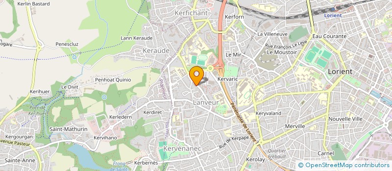 localisation de l'entreprise MONSIEUR NICOLAS GICQUEL  LORIENT