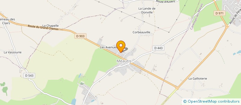 localisation de l'entreprise MONSIEUR NICOLAS GIDON  MEAUTIS