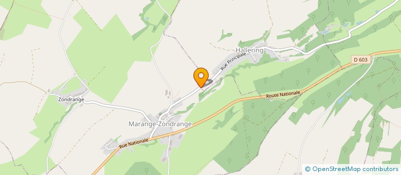 localisation de l'entreprise MONSIEUR NICOLAS GIESEN  MARANGE-ZONDRANGE