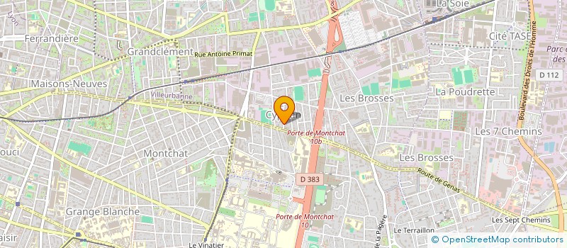 localisation de l'entreprise MONSIEUR NICOLAS GIGANTI  VILLEURBANNE