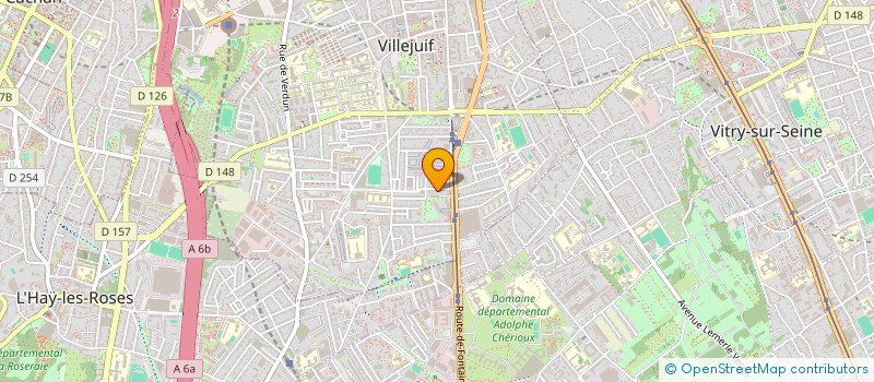 localisation de l'entreprise MONSIEUR NICOLAS GIHR  VILLEJUIF