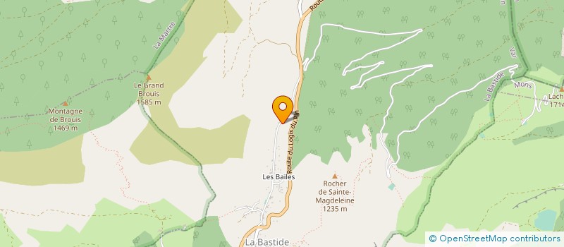 localisation de l'entreprise MONSIEUR NICOLAS GIL à LA BASTIDE