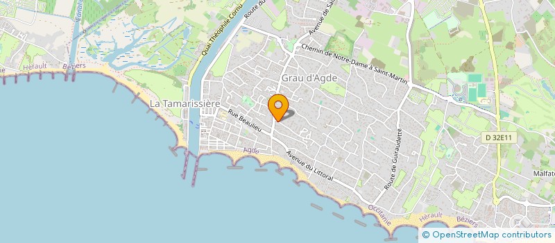 localisation de l'entreprise MONSIEUR NICOLAS GIL  AGDE