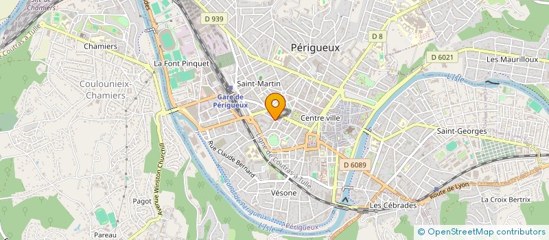 localisation de l'entreprise MONSIEUR NICOLAS GILBERT  PERIGUEUX