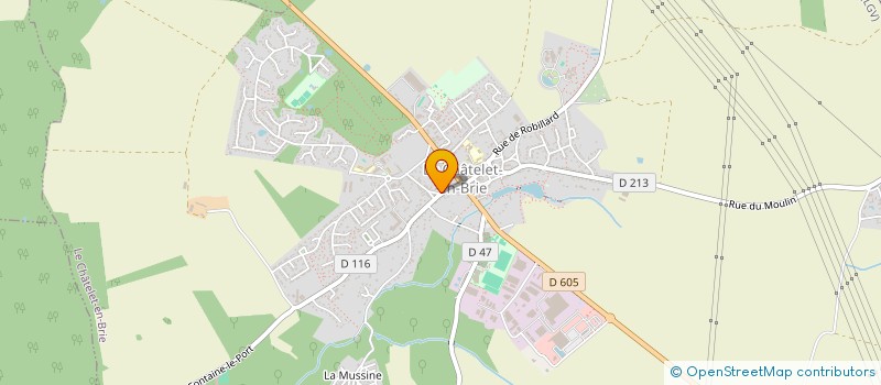 localisation de l'entreprise MONSIEUR NICOLAS GILET  LE CHATELET-EN-BRIE