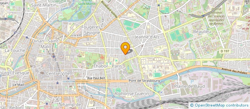 localisation de l'entreprise MONSIEUR NICOLAS GILLES  RENNES