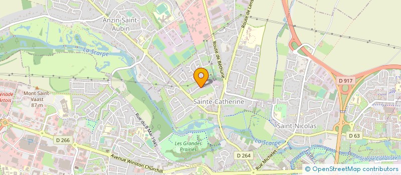 localisation de l'entreprise MONSIEUR NICOLAS GILLES  SAINTE-CATHERINE