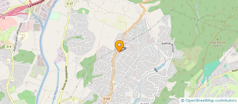 localisation de l'entreprise MONSIEUR NICOLAS GILLET à FREJUS