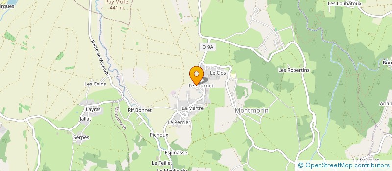 localisation de l'entreprise MONSIEUR NICOLAS GILLET  GLAINE-MONTAIGUT