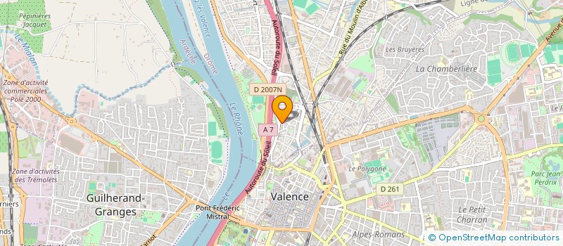 localisation de l'entreprise MONSIEUR NICOLAS GILLET  BOURG-LES-VALENCE