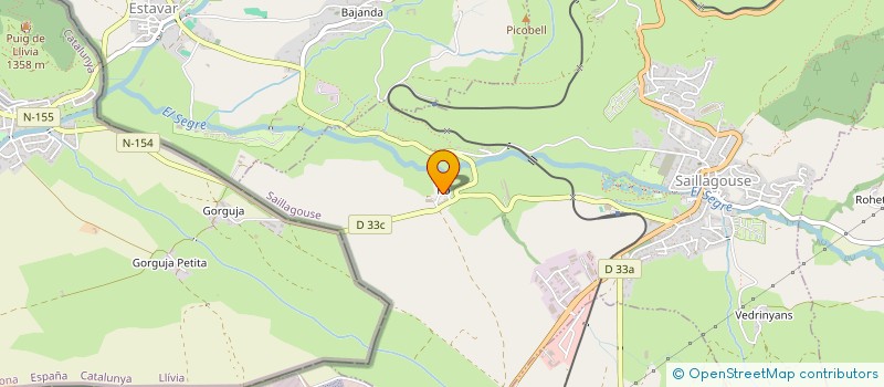 localisation de l'entreprise MONSIEUR NICOLAS GINESTET  SAILLAGOUSE