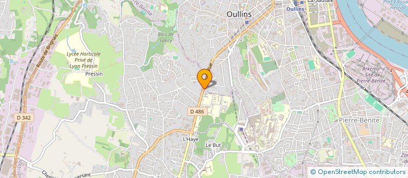 localisation de l'entreprise MONSIEUR NICOLAS GINET  OULLINS-PIERRE-BENITE