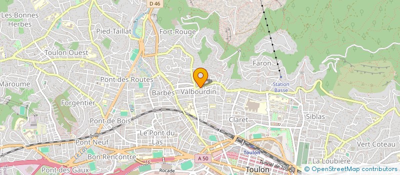 localisation de l'entreprise MONSIEUR NICOLAS GINIEYS  TOULON