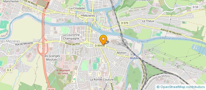 localisation de l'entreprise MONSIEUR NICOLAS GIORGETTI à CHARLEVILLE-MEZIERES