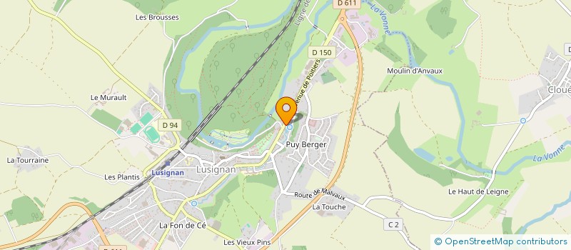 localisation de l'entreprise MONSIEUR NICOLAS GIRARD  LUSIGNAN