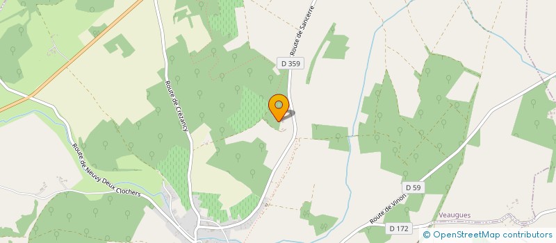 localisation de l'entreprise MONSIEUR NICOLAS GIRARD  VEAUGUES