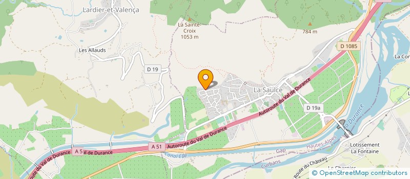 localisation de l'entreprise MONSIEUR NICOLAS GIRARD  LA SAULCE