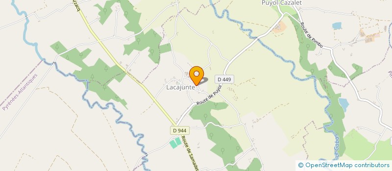 localisation de l'entreprise MONSIEUR NICOLAS GIRARD  LACAJUNTE