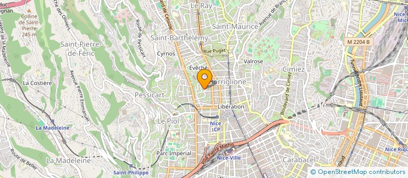 localisation de l'entreprise MONSIEUR NICOLAS GIRARDOT à NICE