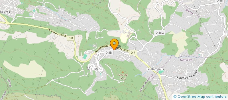 localisation de l'entreprise MONSIEUR NICOLAS GIRARDOT  MIMET