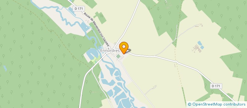 localisation de l'entreprise MONSIEUR NICOLAS GIRAUD  ENNORDRES