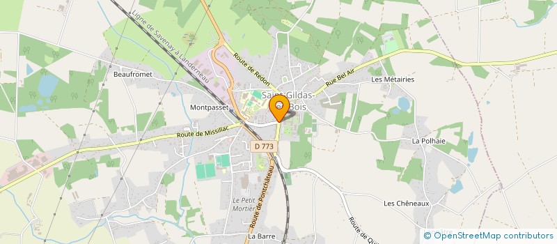 localisation de l'entreprise MONSIEUR NICOLAS GIRAULT à SAINT-GILDAS-DES-BOIS