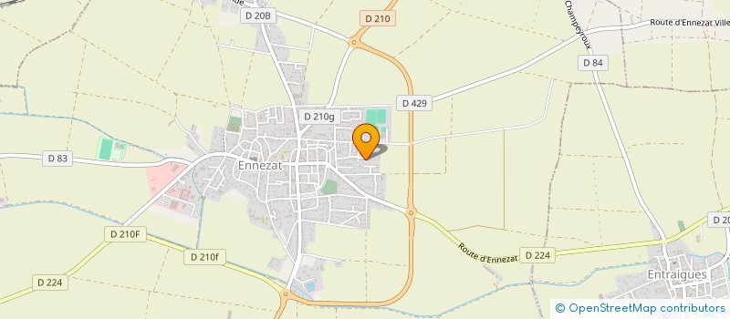 localisation de l'entreprise MONSIEUR NICOLAS GIRE  ENNEZAT