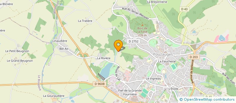 localisation de l'entreprise MONSIEUR NICOLAS GIRIN  POUZAUGES