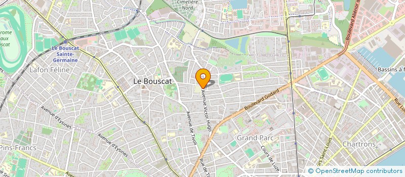 localisation de l'entreprise MONSIEUR NICOLAS GIRODET  LE BOUSCAT