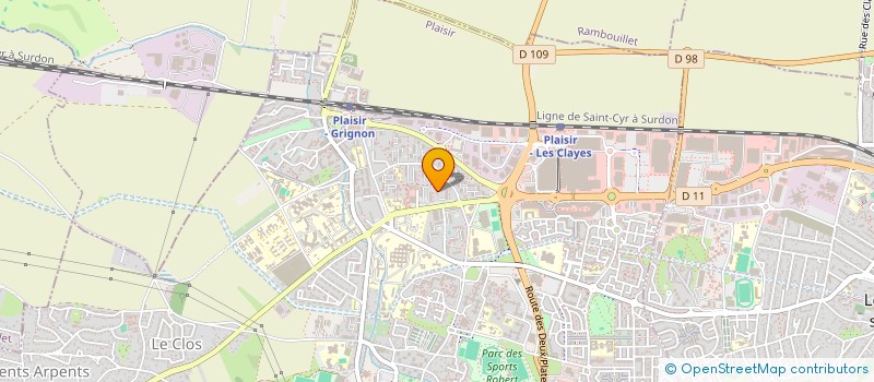 localisation de l'entreprise MONSIEUR NICOLAS GIROU  PLAISIR