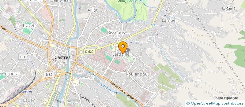 localisation de l'entreprise MONSIEUR NICOLAS GITTON  CASTRES