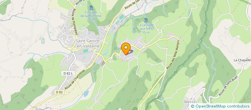 localisation de l'entreprise MONSIEUR NICOLAS GIUDICELLI  SAINT-GEOIRE-EN-VALDAINE