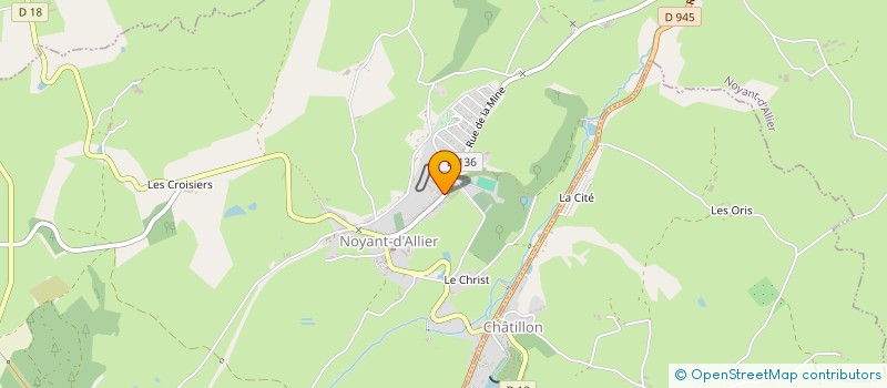 localisation de l'entreprise MONSIEUR NICOLAS GIULIANI  NOYANT-D'ALLIER