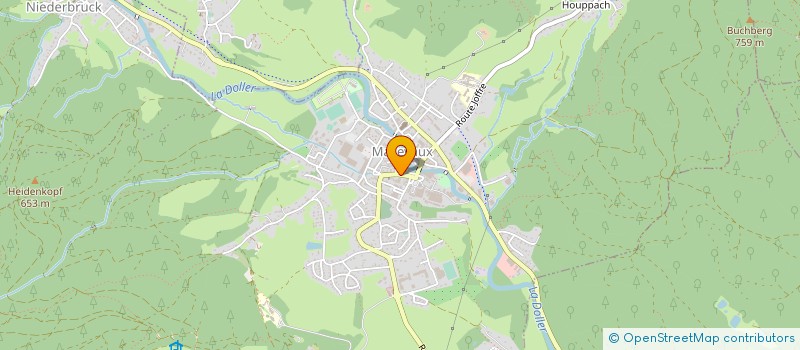 localisation de l'entreprise MONSIEUR NICOLAS GLANTZMANN  MASEVAUX-NIEDERBRUCK