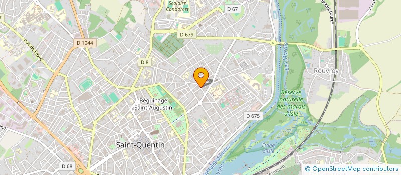 localisation de l'entreprise MONSIEUR NICOLAS GLAVIEUX à SAINT-QUENTIN
