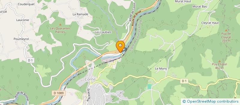 localisation de l'entreprise MONSIEUR NICOLAS GLORIANT  CORNIL