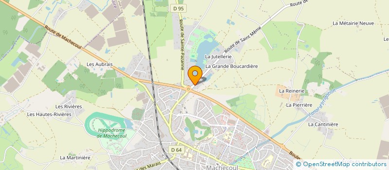 localisation de l'entreprise MONSIEUR NICOLAS GOARNIGOU  MACHECOUL-SAINT-MEME