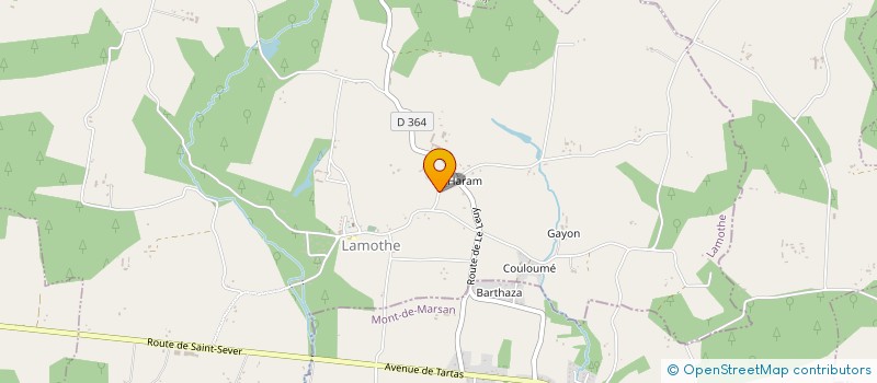 localisation de l'entreprise MONSIEUR NICOLAS GOBERT  LAMOTHE