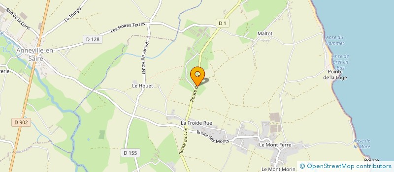 localisation de l'entreprise MONSIEUR NICOLAS GODEFROY  REVILLE