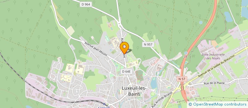 localisation de l'entreprise MONSIEUR NICOLAS GODET  LUXEUIL-LES-BAINS