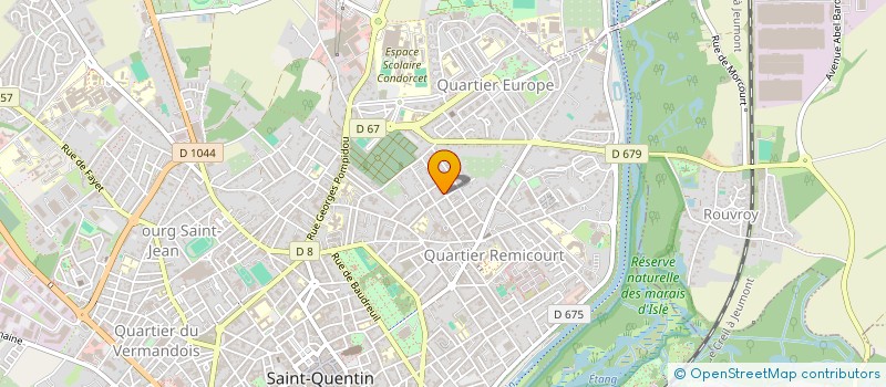 localisation de l'entreprise MONSIEUR NICOLAS GODET à SAINT-QUENTIN