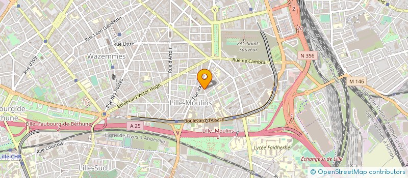 localisation de l'entreprise MONSIEUR NICOLAS GODFROID à LILLE