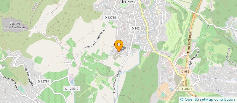 localisation de l'entreprise MONSIEUR NICOLAS GODIN  SAINT-GELY-DU-FESC