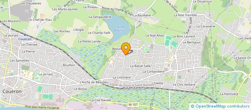 localisation de l'entreprise MONSIEUR NICOLAS GODINO à COUERON